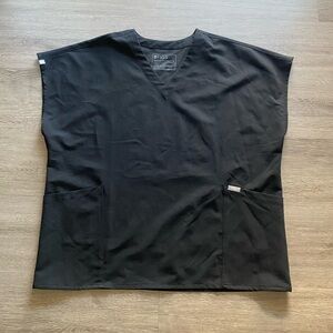 FIGS Estrella Scrub Top Limited Edition Black - Medium